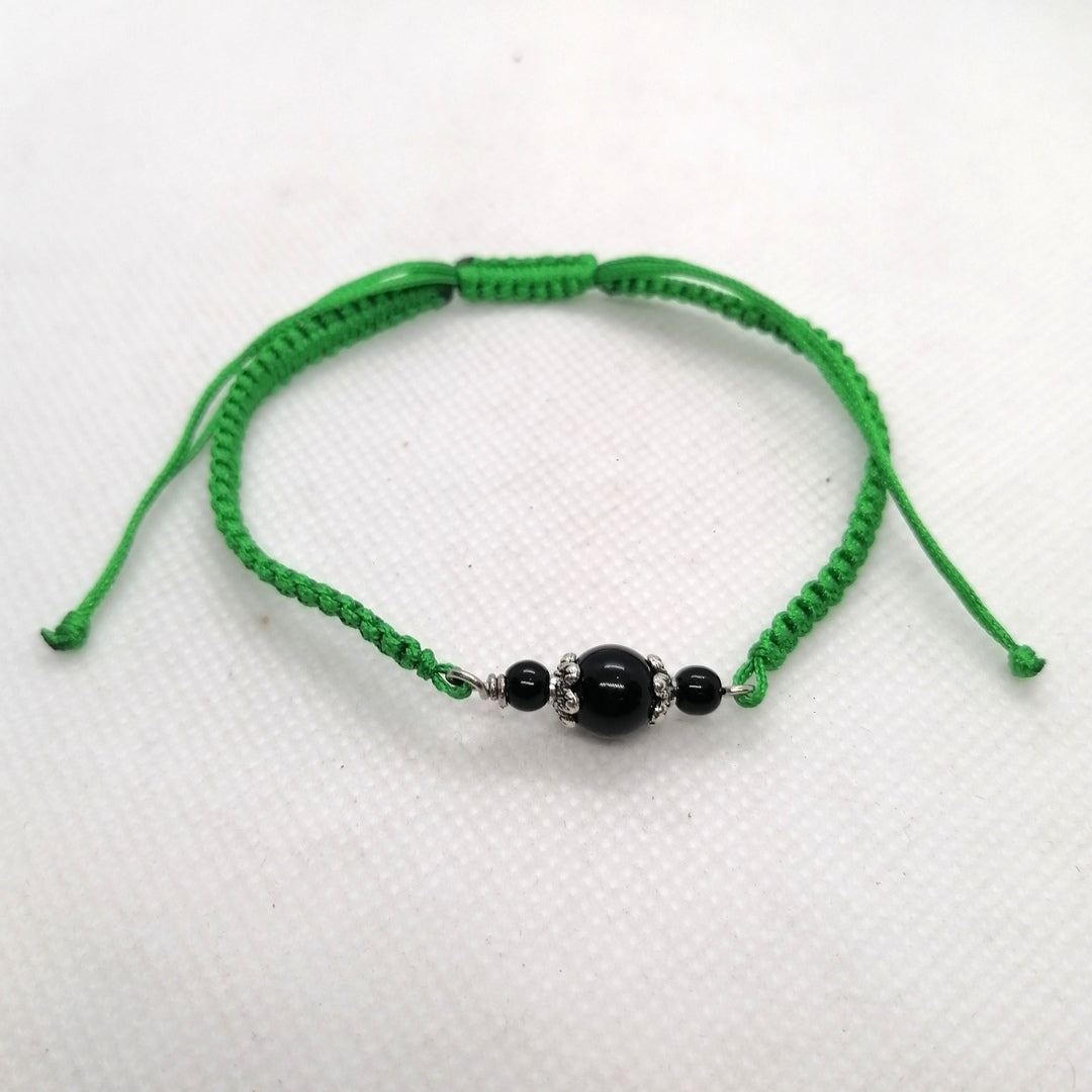 TDS BP33016 Bracciale tessuto con pietre colorate