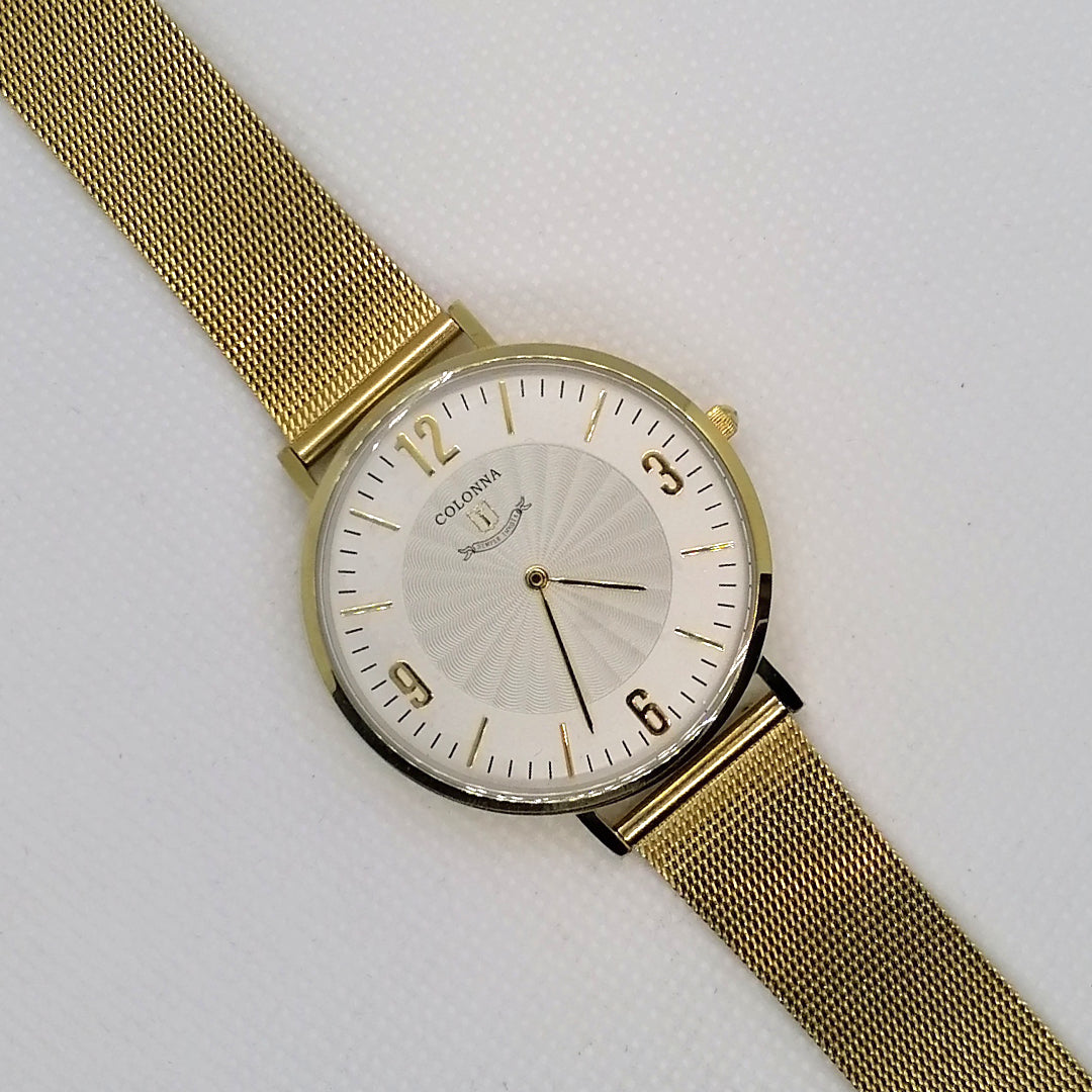 Orologi Colonna CC2200SLA Acciaio Milano dorato