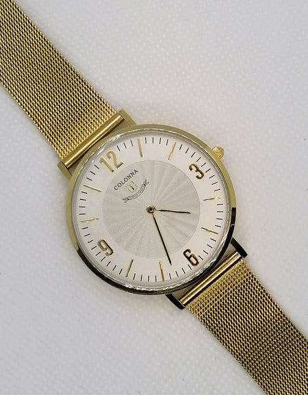 Orologi Colonna CC2200SLA Acciaio Milano dorato