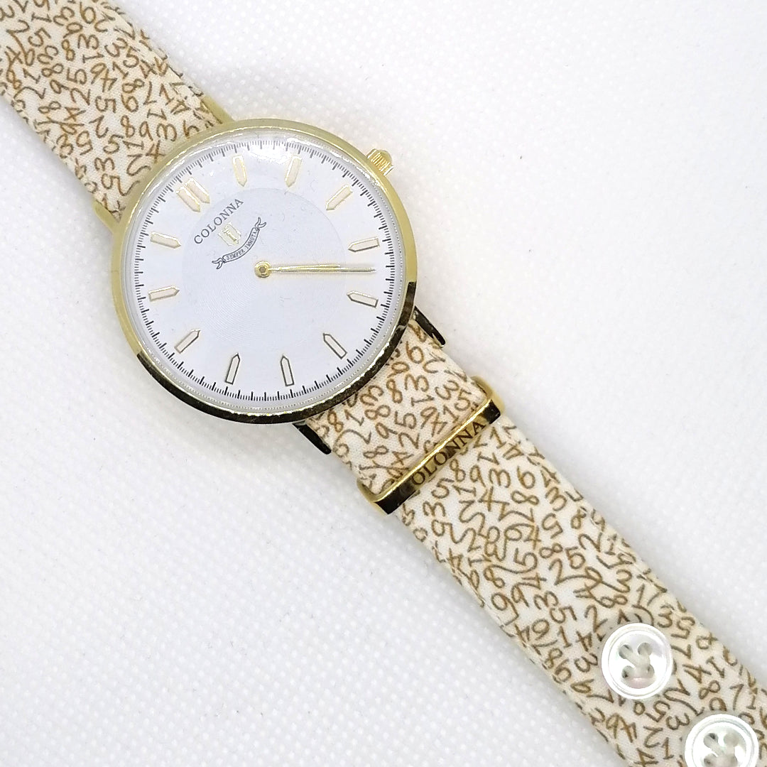 Orologi Colonna C3200LNM Cassa Dorata
