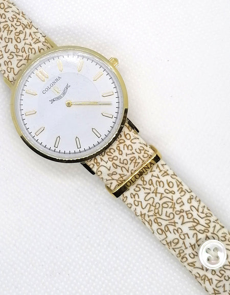 Orologi Colonna C3200LNM Cassa Dorata