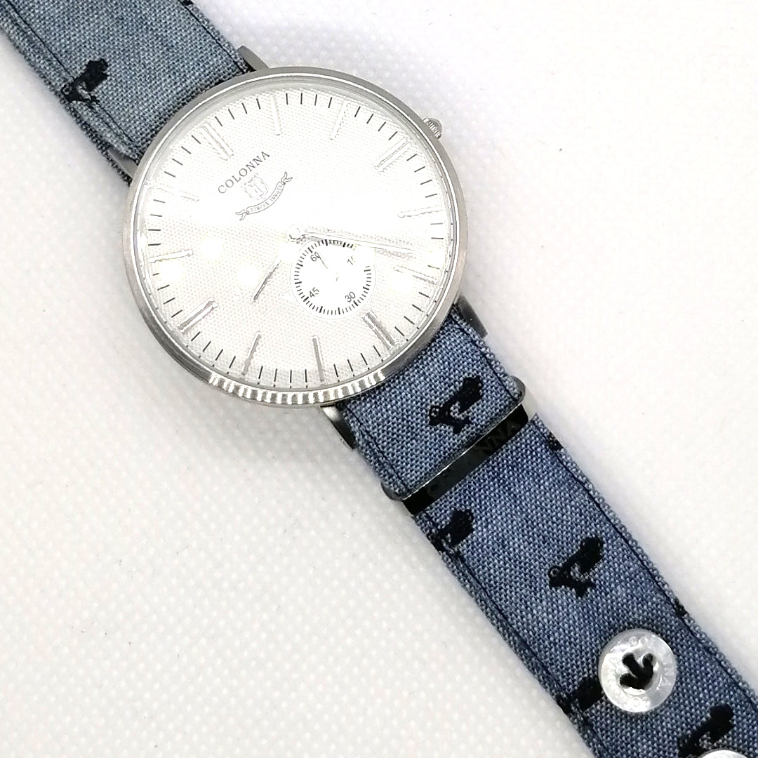 Orologi Colonna C42W00VB Cassa Acciaio Jeans