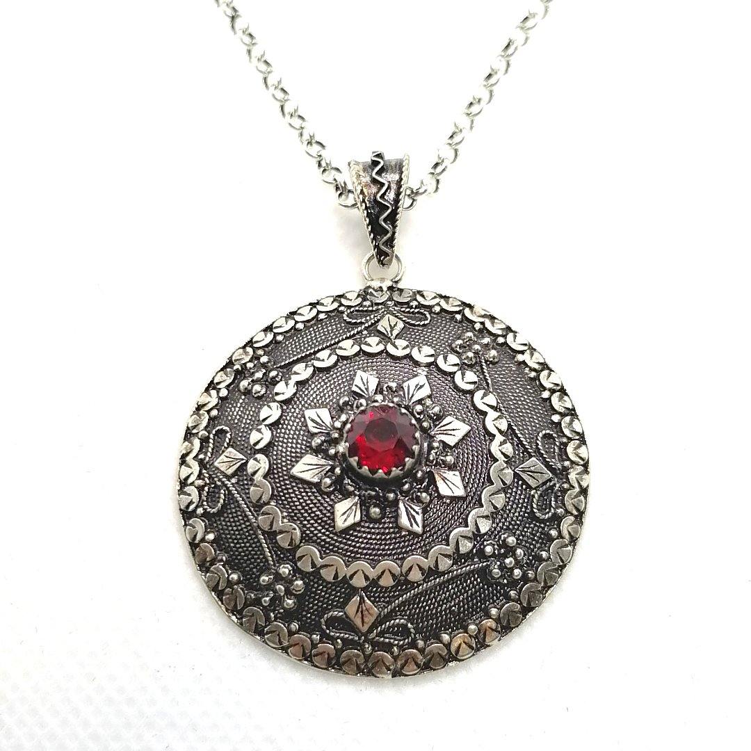 FIT 3739-3 Ciondolo tipo Bottone sardo 40mm. - pianaecasti-gioielleria