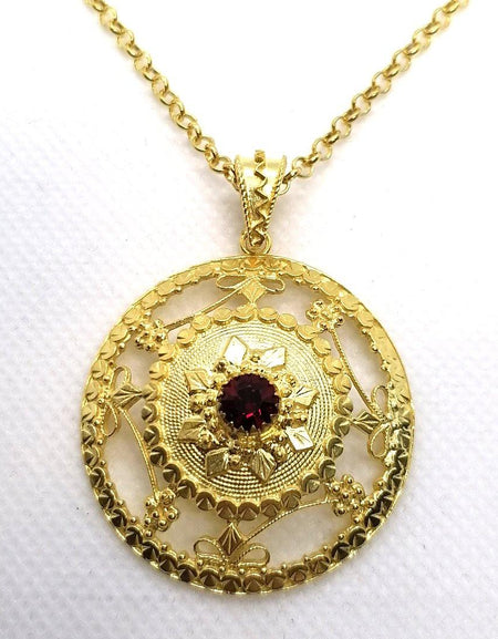 FIT 3739-3 Ciondolo tipo Bottone sardo 40mm. - pianaecasti-gioielleria