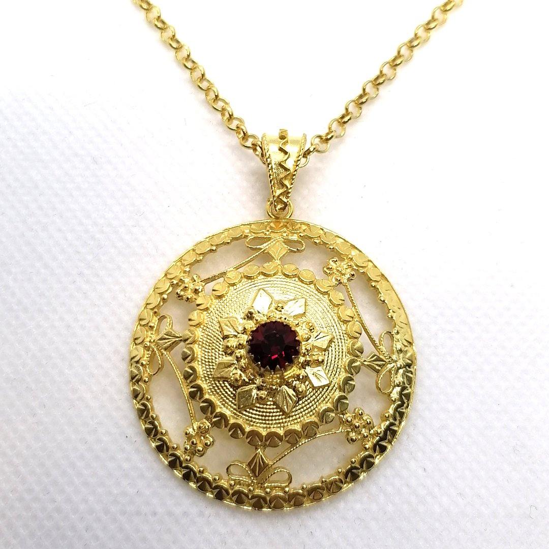 FIT 3739-3 Ciondolo tipo Bottone sardo 40mm. - pianaecasti-gioielleria