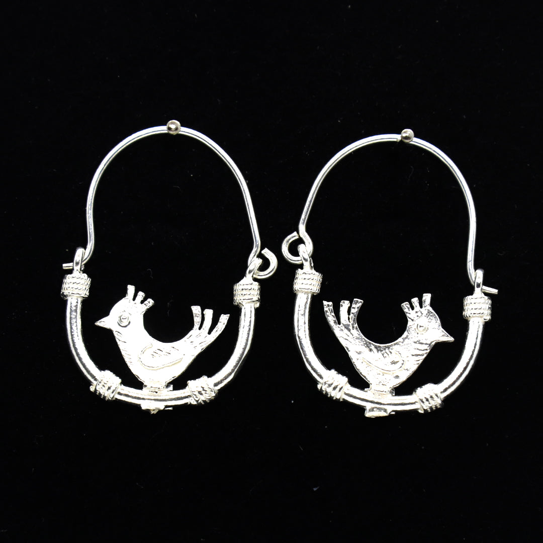 FIT 5707 orecchini Pavoncella cerchio