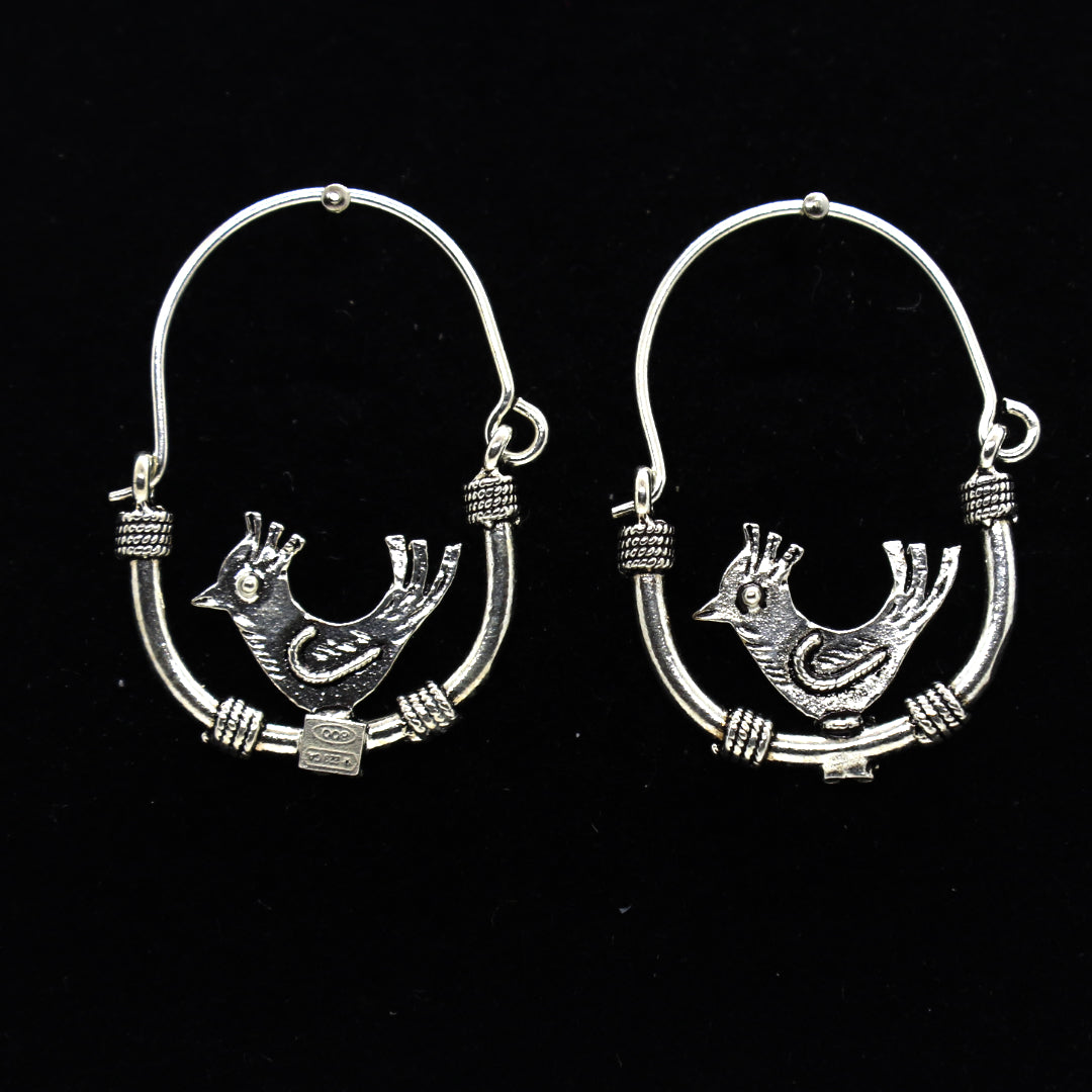 FIT 5707 orecchini Pavoncella cerchio