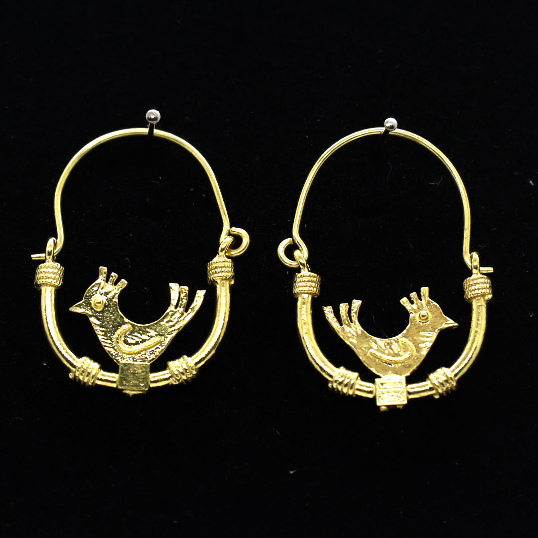 FIT 5707 orecchini Pavoncella cerchio