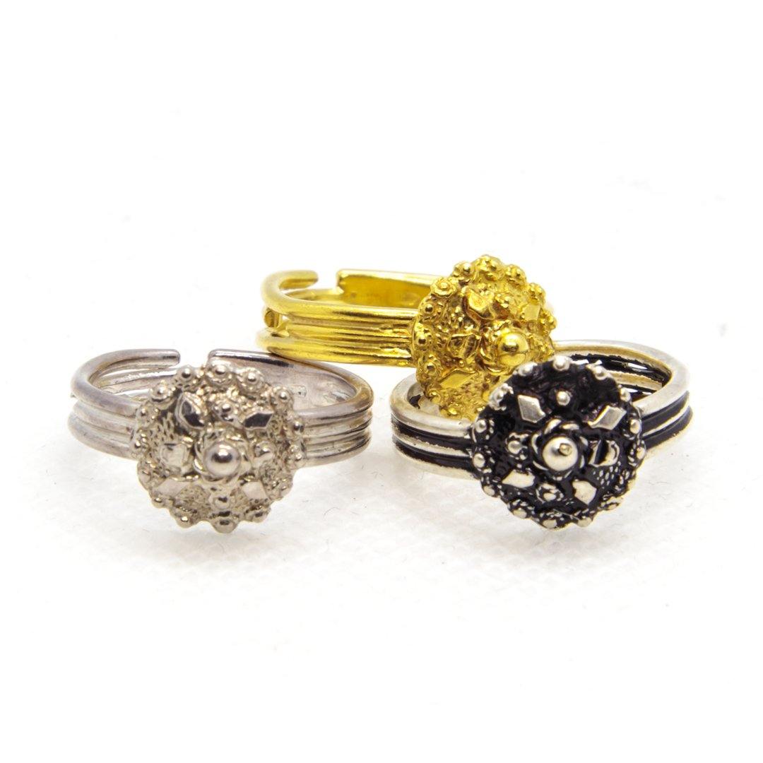 FIT 6627 anello tipo Bottone sardo bambina - pianaecasti-gioielleria