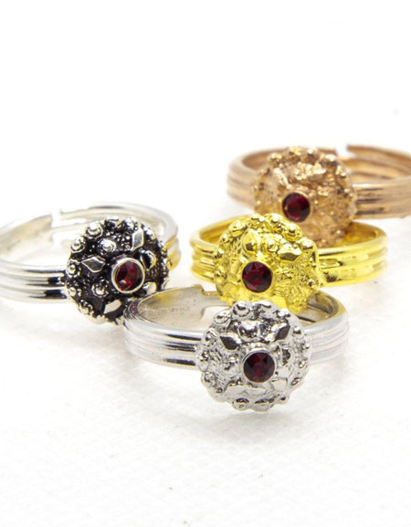 FIT 6627 anello tipo Bottone sardo bambina - pianaecasti-gioielleria