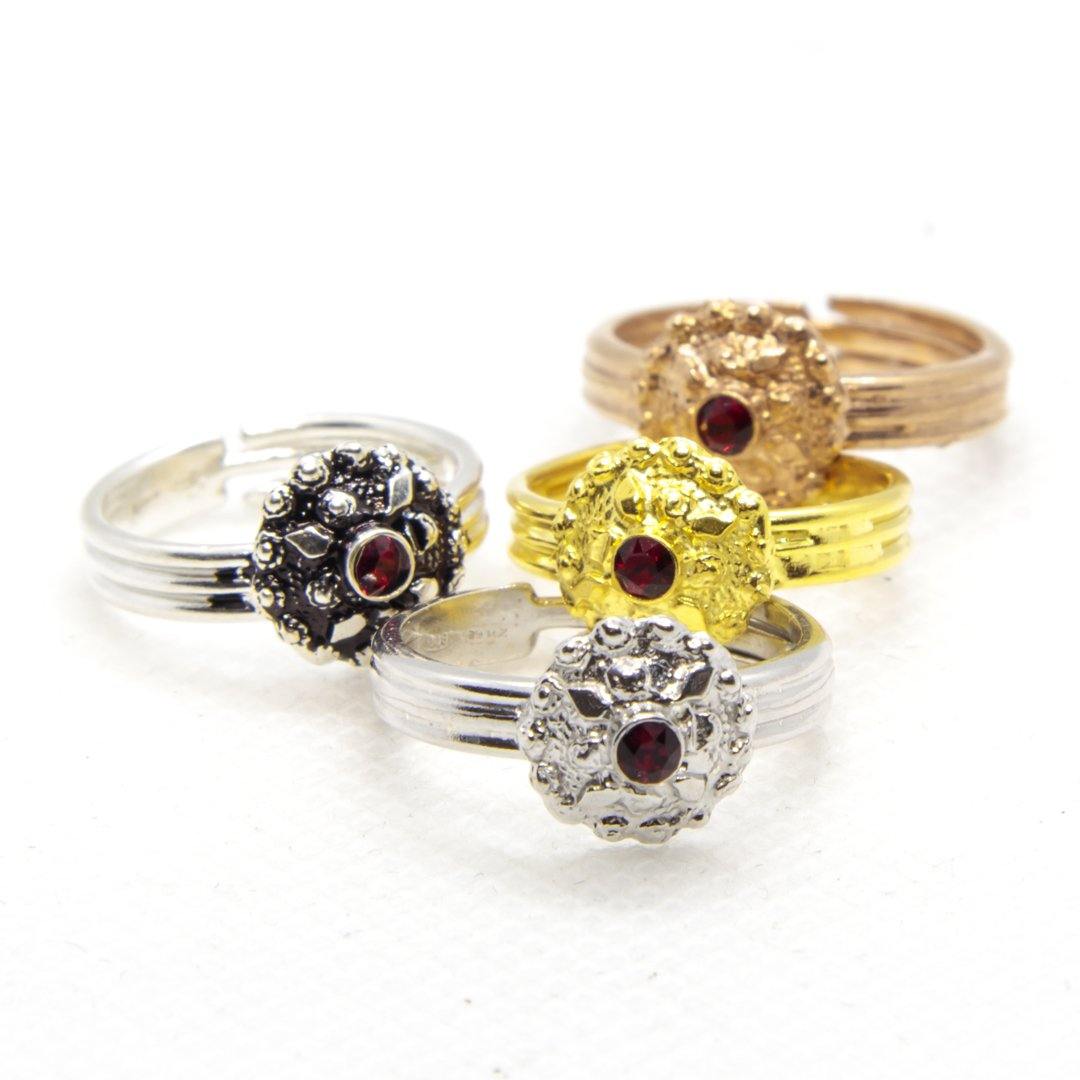 FIT 6627 anello tipo Bottone sardo bambina - pianaecasti-gioielleria