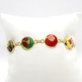 Furighedda Arcu de Chelu Bracciale in Broccato