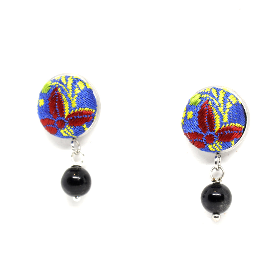 Furighedda Cocchetto Orecchino pendente Su Coccu e Broccato