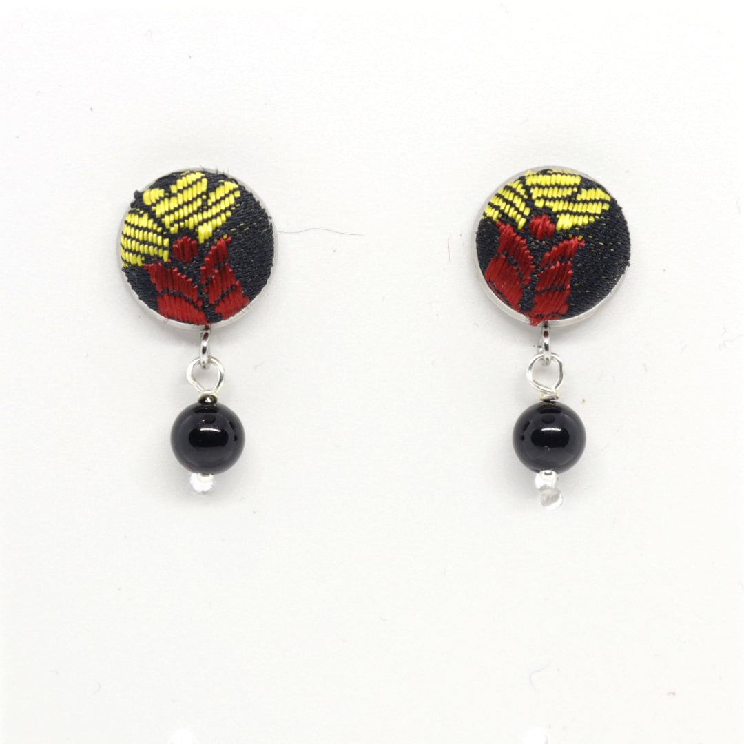 Furighedda Cocchetto Orecchino pendente Su Coccu e Broccato