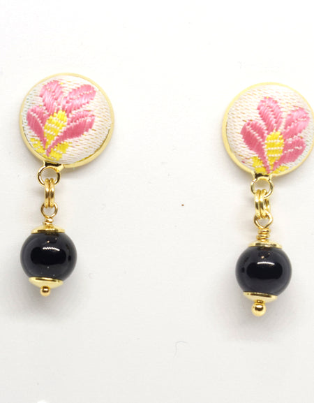 Furighedda Coccoi Orecchino pendente Su Coccu e Broccato