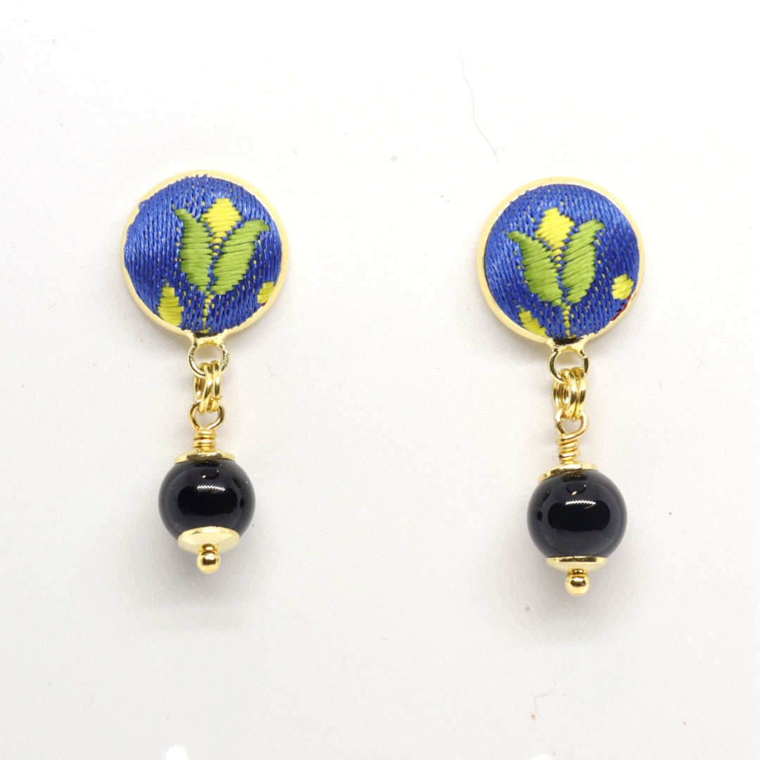 Furighedda Coccoi Orecchino pendente Su Coccu e Broccato