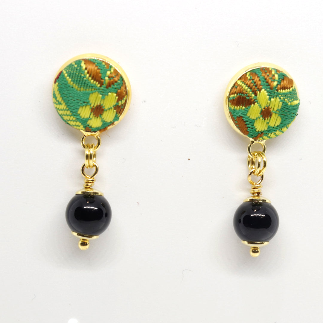 Furighedda Coccoi Orecchino pendente Su Coccu e Broccato