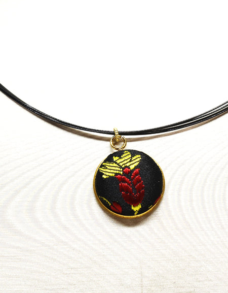 Furighedda Filopesca girocollo in Broccato