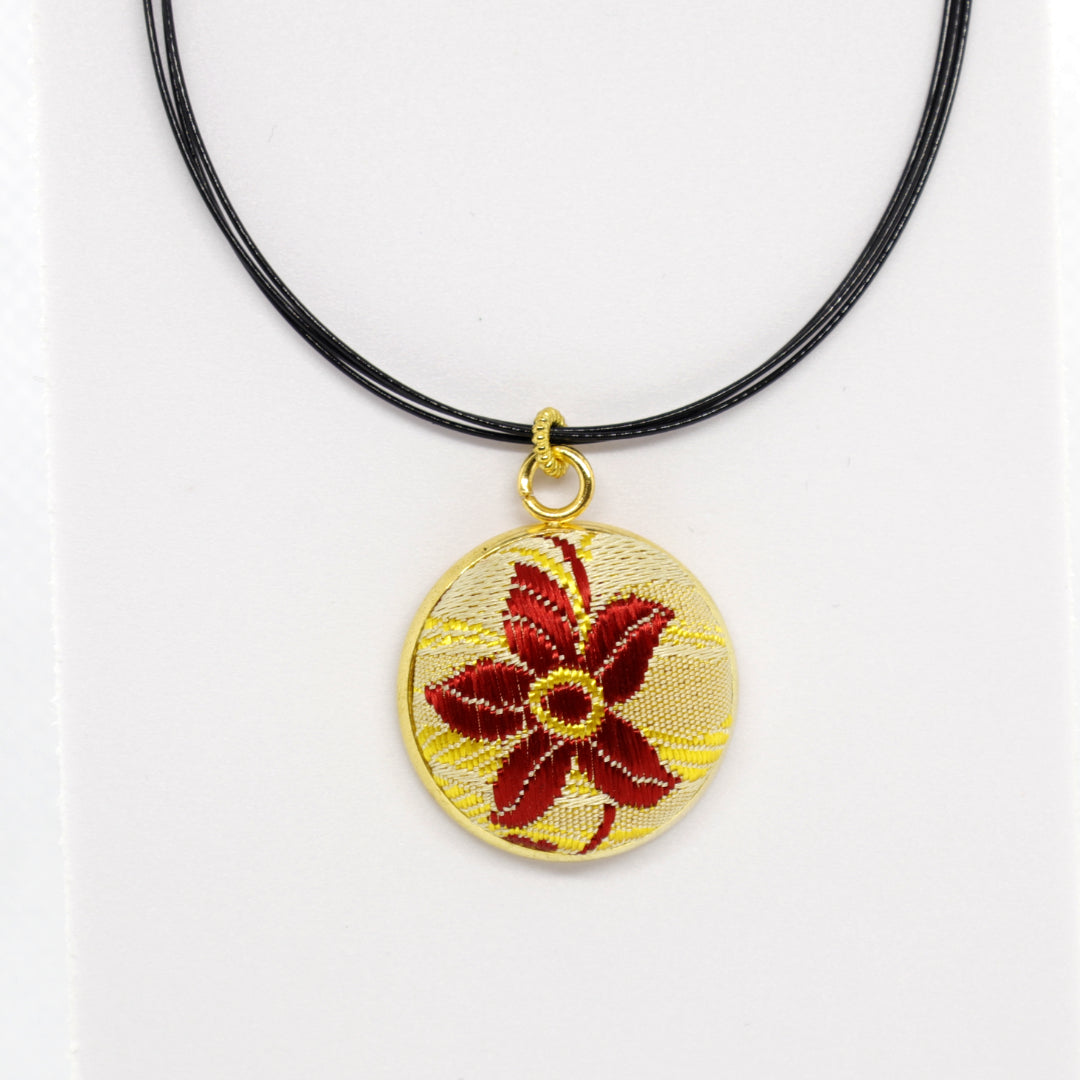 Furighedda Filopesca girocollo in Broccato