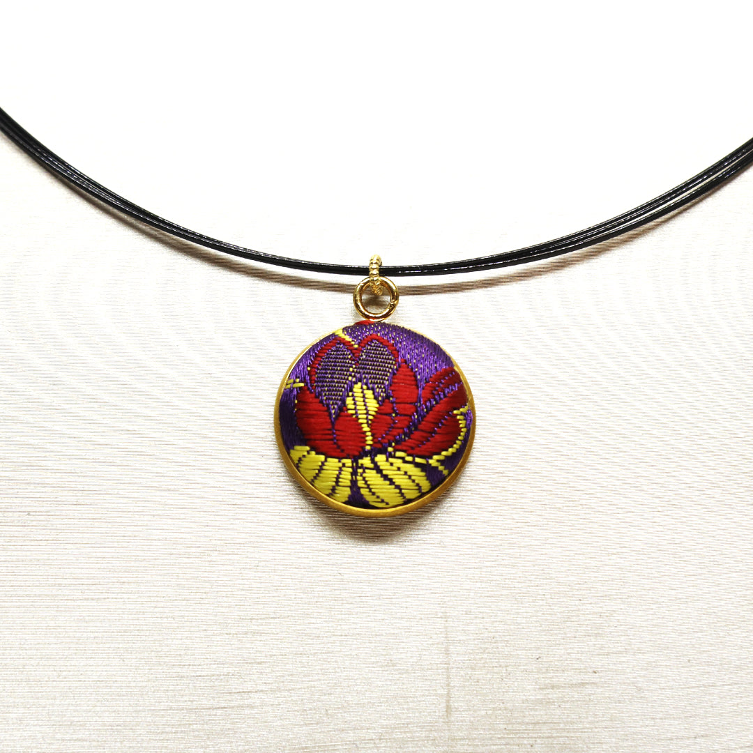 Furighedda Filopesca girocollo in Broccato