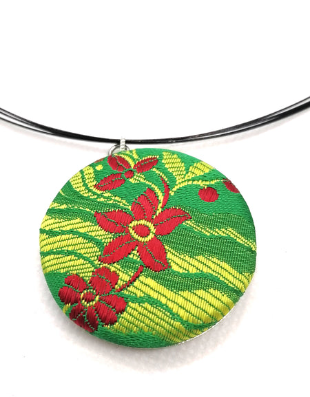 Furighedda Pescone girocollo in Broccato