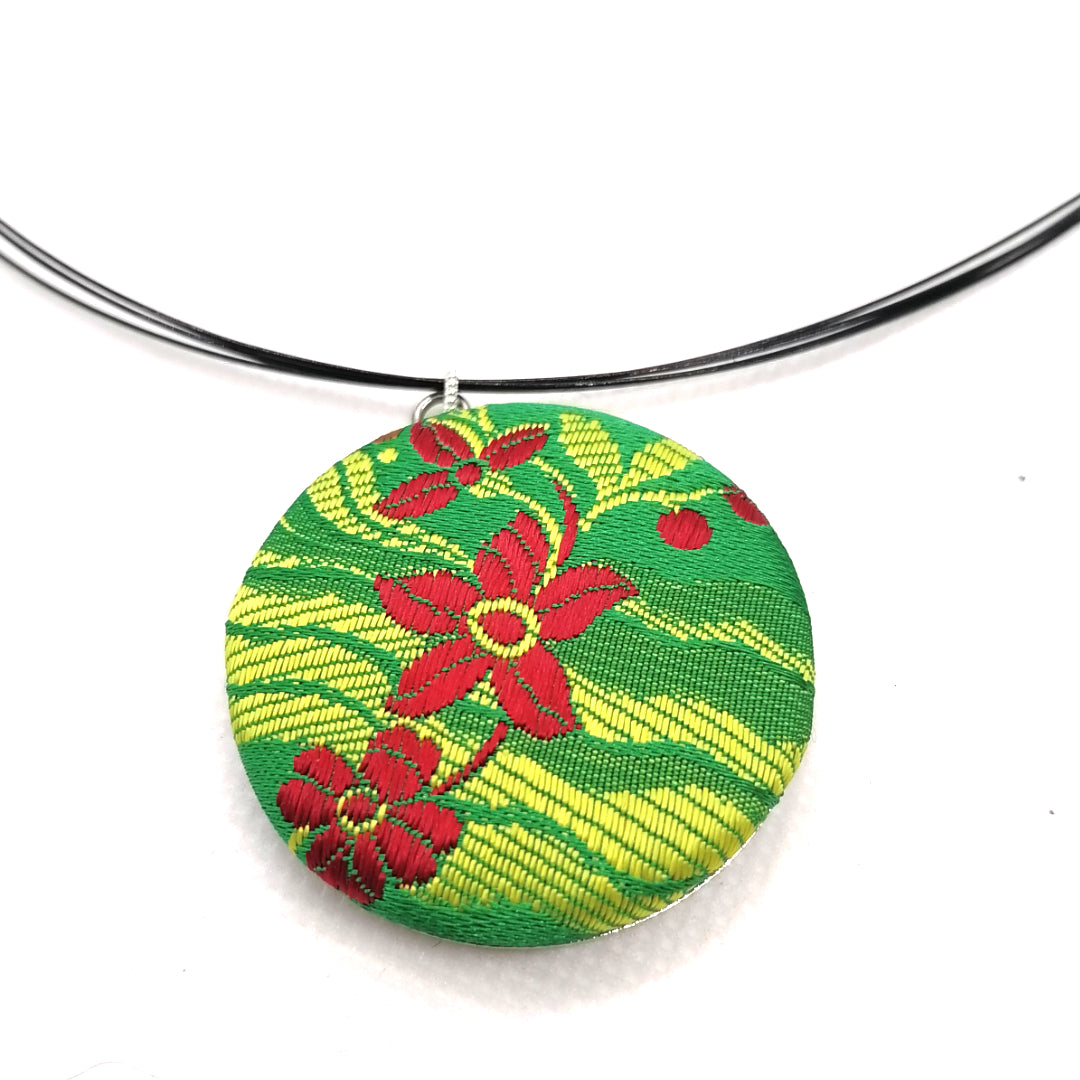 Furighedda Pescone girocollo in Broccato