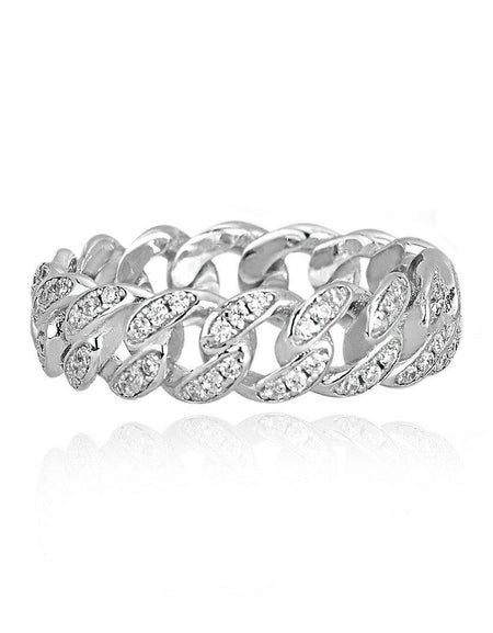 Mabina anello groumette e zirconi - pianaecasti-gioielleria