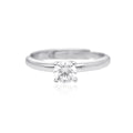 Mabina Anello solitario in argento con zircone 523175