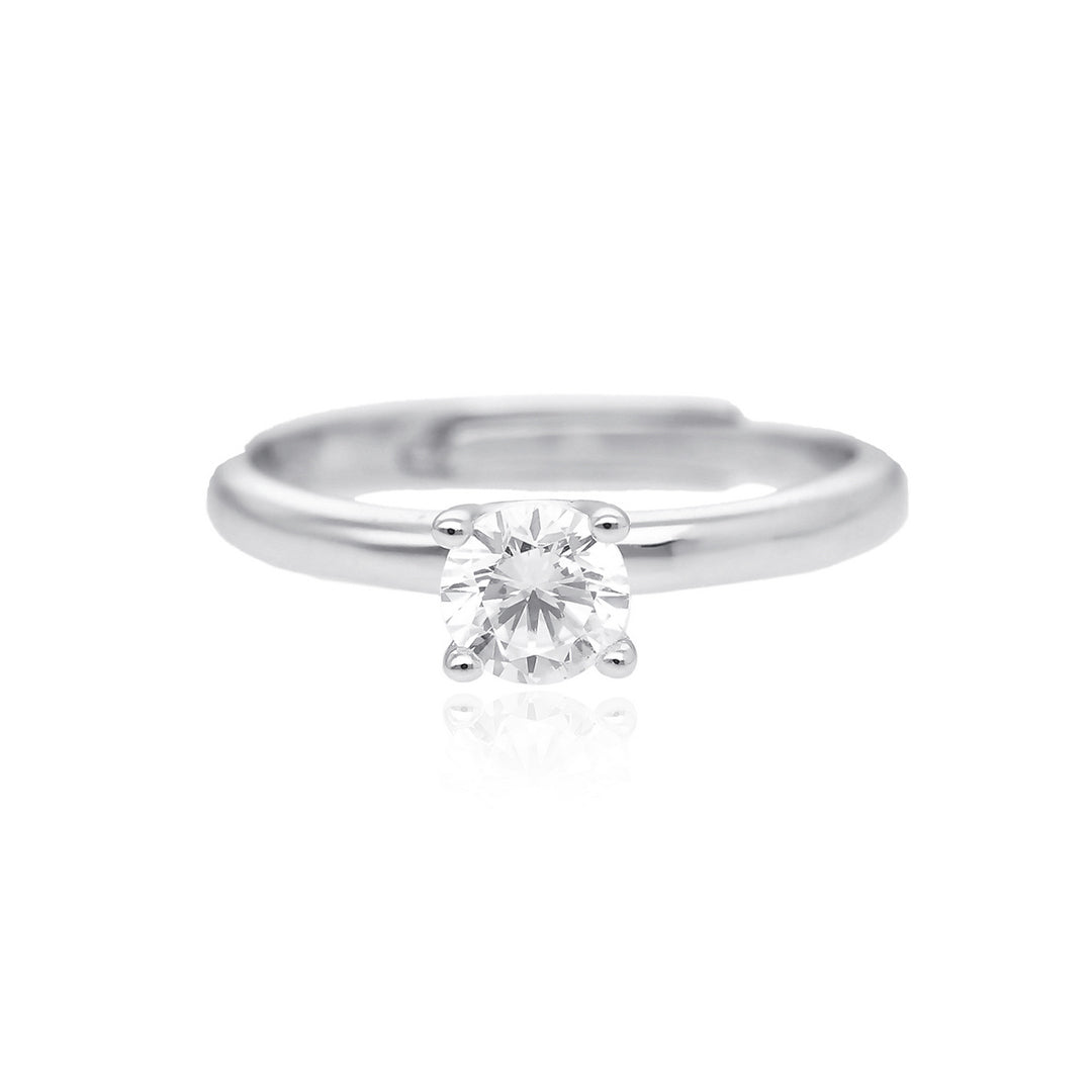 Mabina Anello solitario in argento con zircone 523175