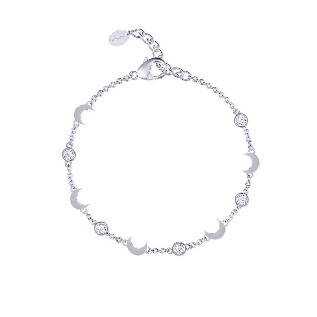 Mabina bracciale Lune e Zirconi 533272 - pianaecasti-gioielleria