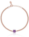 Mabina bracciale groumette con pietra - pianaecasti-gioielleria