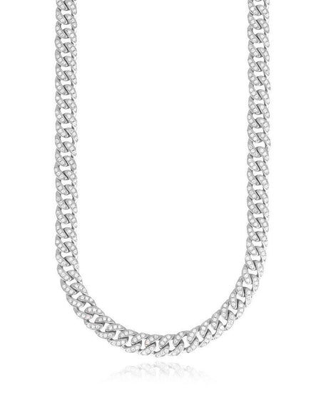 Mabina girocollo groumette e zirconi - pianaecasti-gioielleria