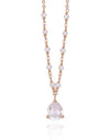 Mabina collana Cristallo di Rocca e Perle 553355 - pianaecasti-gioielleria