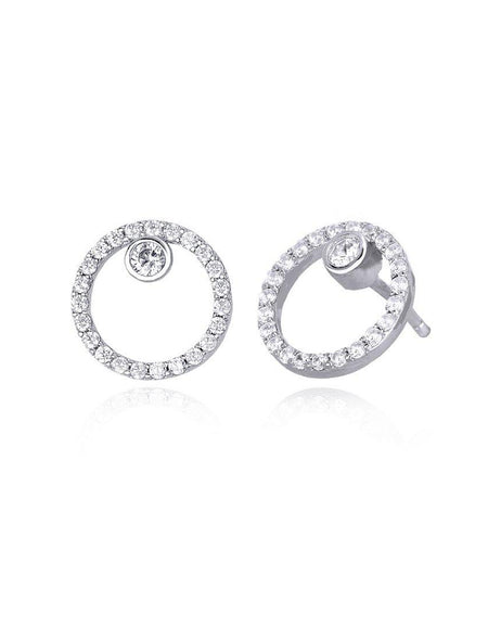 Mabina orecchini Cerchietto punto luce 563224 - pianaecasti-gioielleria