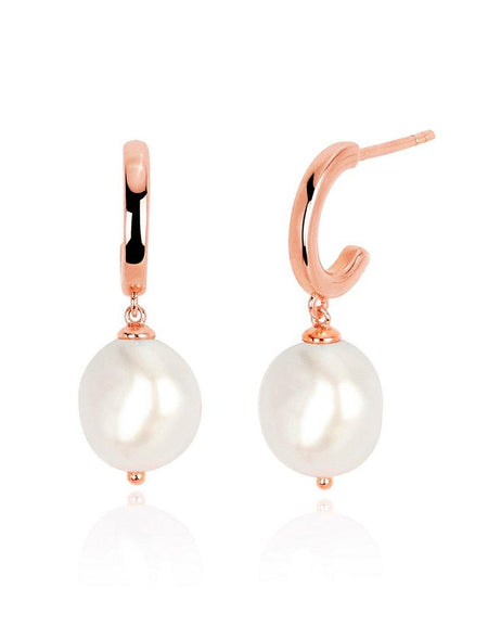 Mabina orecchini Semicerchio Perla barocca pendente - pianaecasti-gioielleria