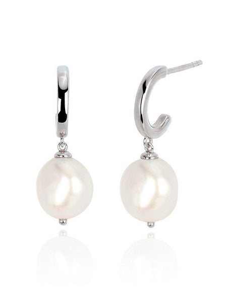 Mabina orecchini Semicerchio Perla barocca pendente - pianaecasti-gioielleria