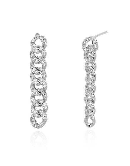 Mabina orecchini groumette e zirconi - pianaecasti-gioielleria