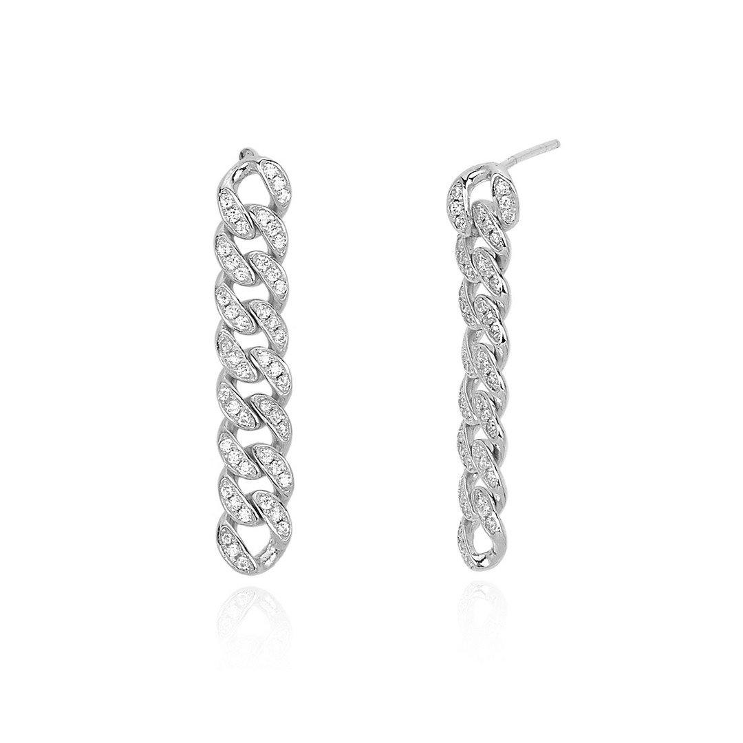 Mabina orecchini groumette e zirconi - pianaecasti-gioielleria