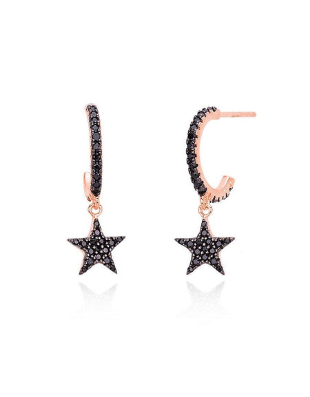 Mabina orecchini semicerchio Stella pendente - pianaecasti-gioielleria