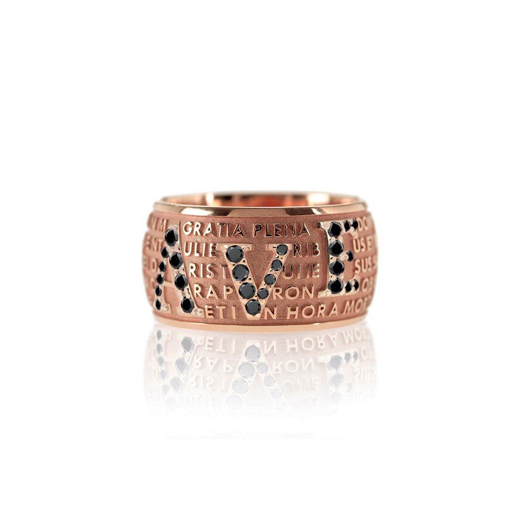 Anello Agios Precem Mater Zirconi - pianaecasti-gioielleria