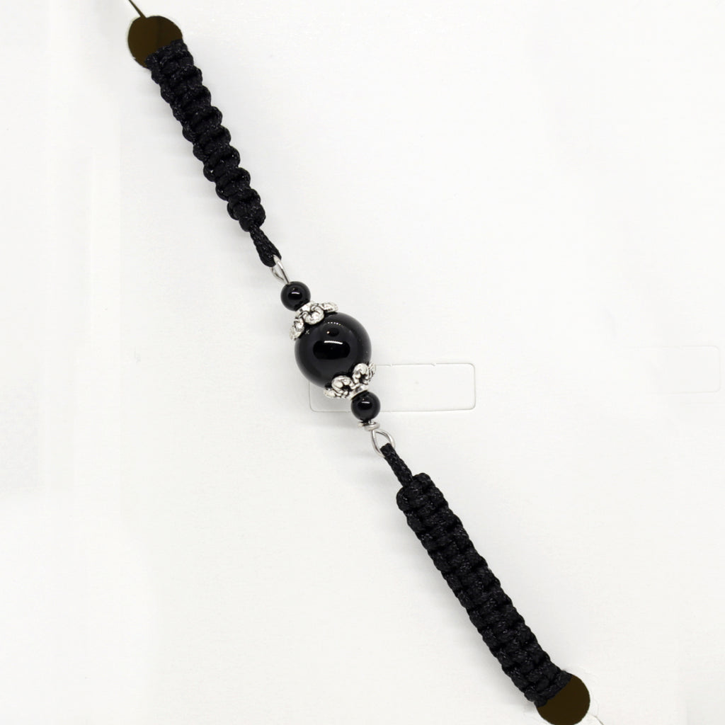 TDS BP33016 Bracciale tessuto con pietre colorate