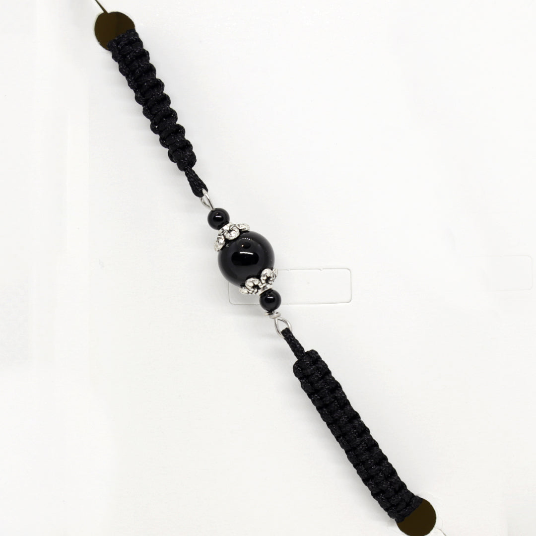 TDS BP33016 Bracciale tessuto con pietre colorate
