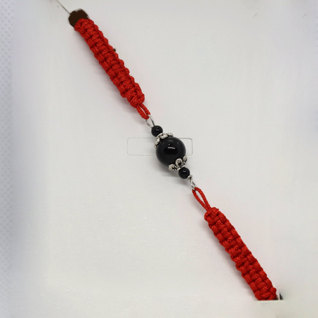 TDS BP33016 Bracciale tessuto con pietre colorate