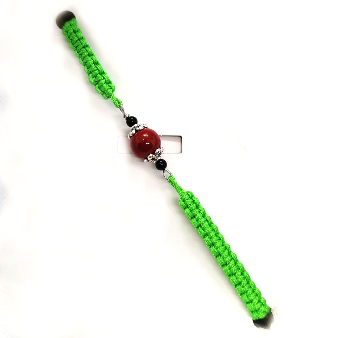TDS BP33016 Bracciale tessuto con pietre colorate