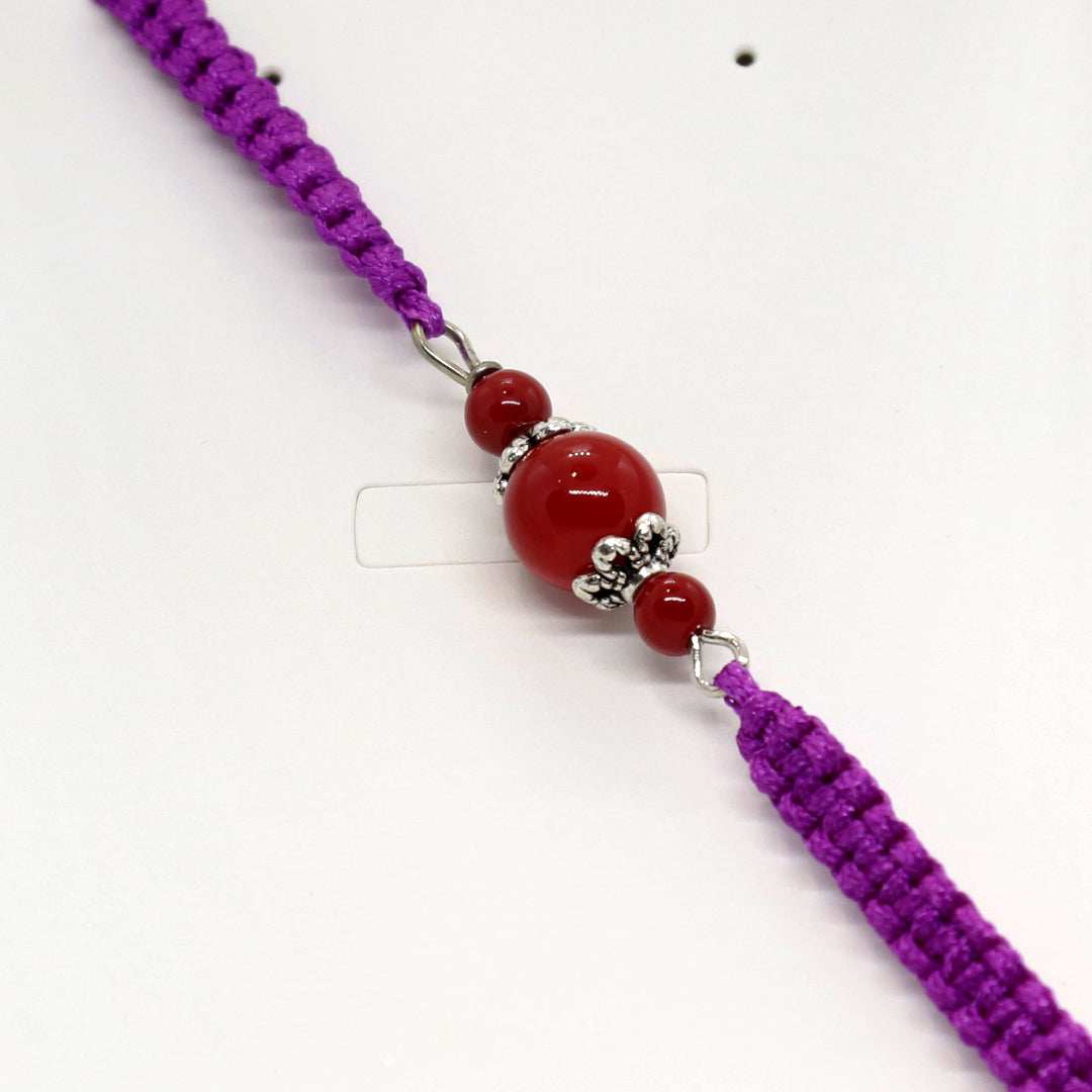 TDS BP33016 Bracciale tessuto con pietre colorate