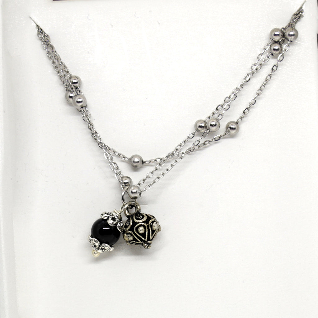 TDS BP33018 Bracciale triplo Su Coccu e Bottone pendenti