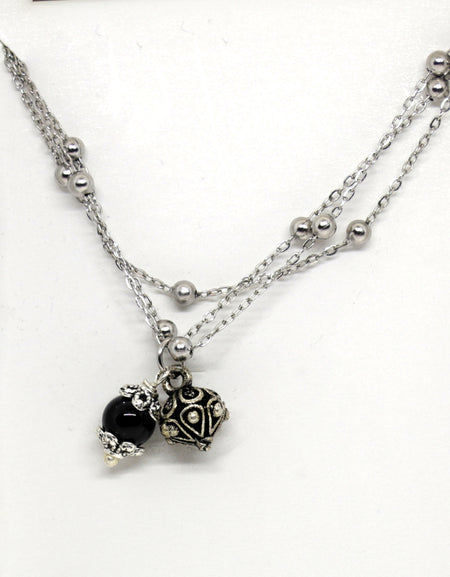 TDS BP33018 Bracciale triplo Su Coccu e Bottone pendenti