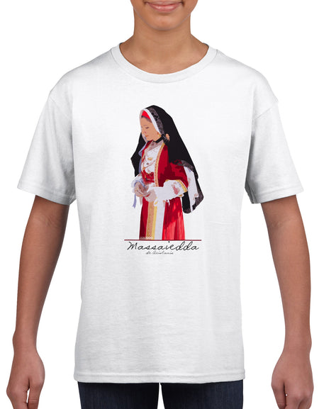 Massaiedda T-shirt girocollo bambini