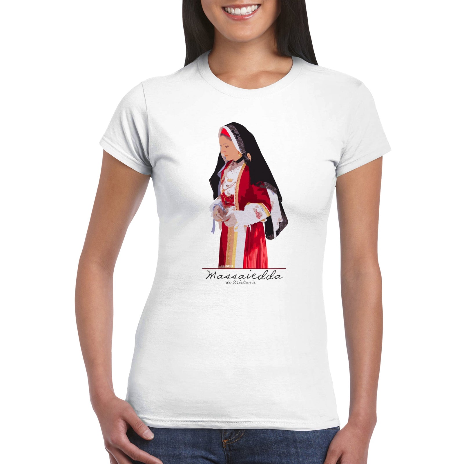 Massaiedda T-shirt donna a girocollo