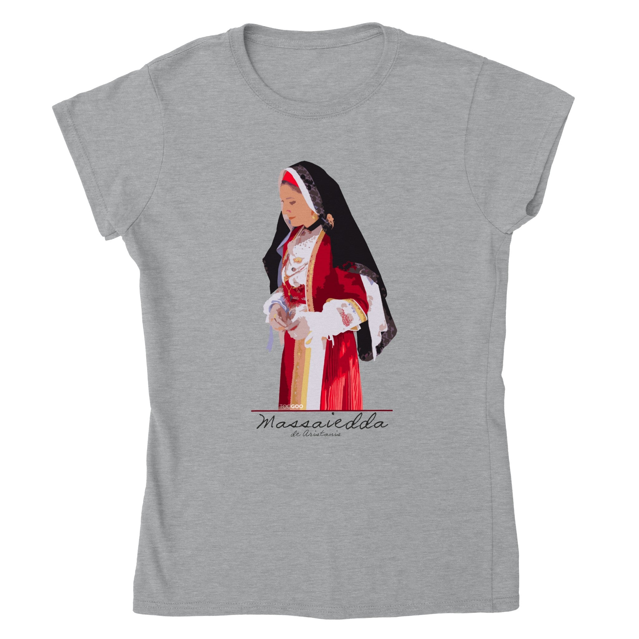 Massaiedda T-shirt donna a girocollo